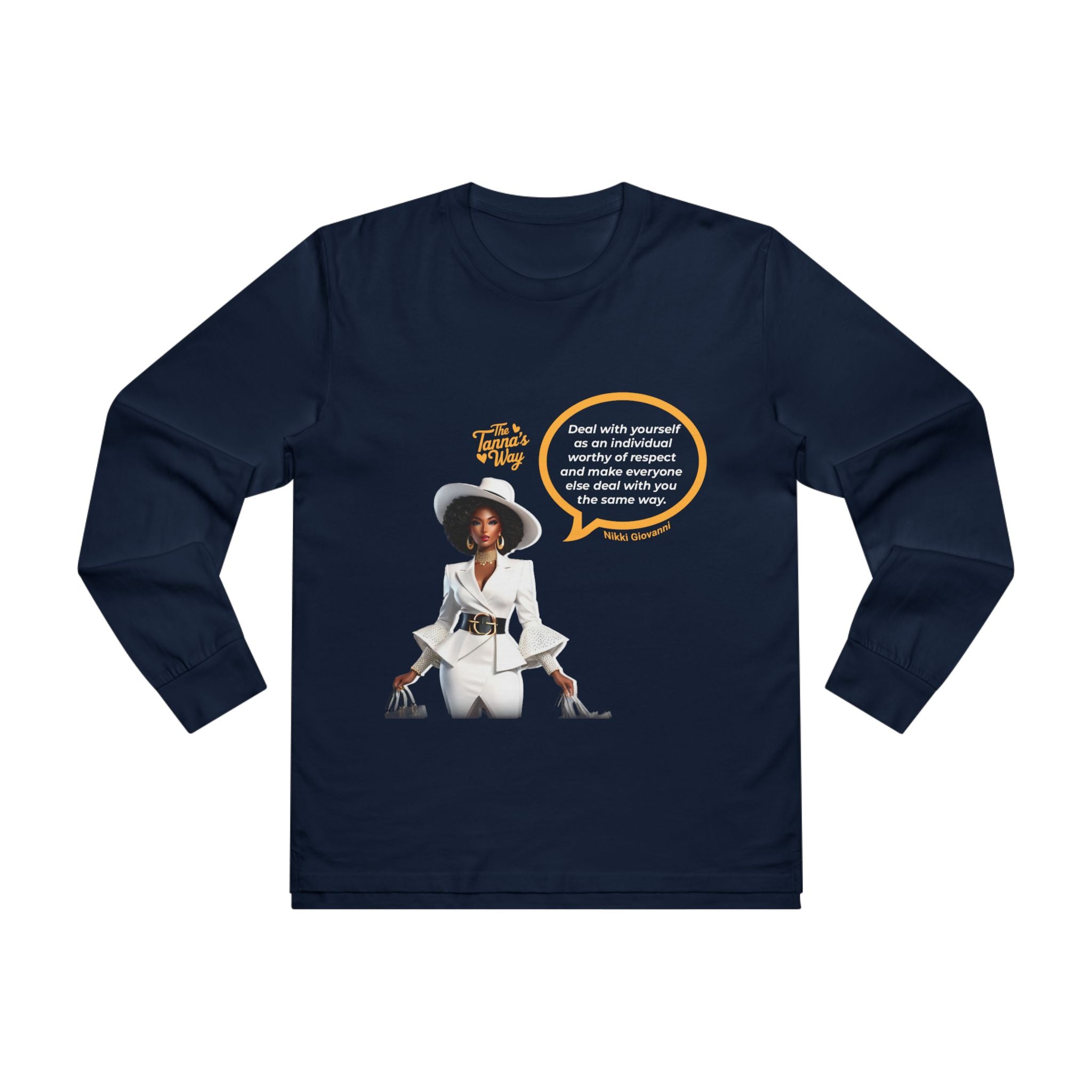 Nikki Giovanni | Men’s Base Longsleeve Tee